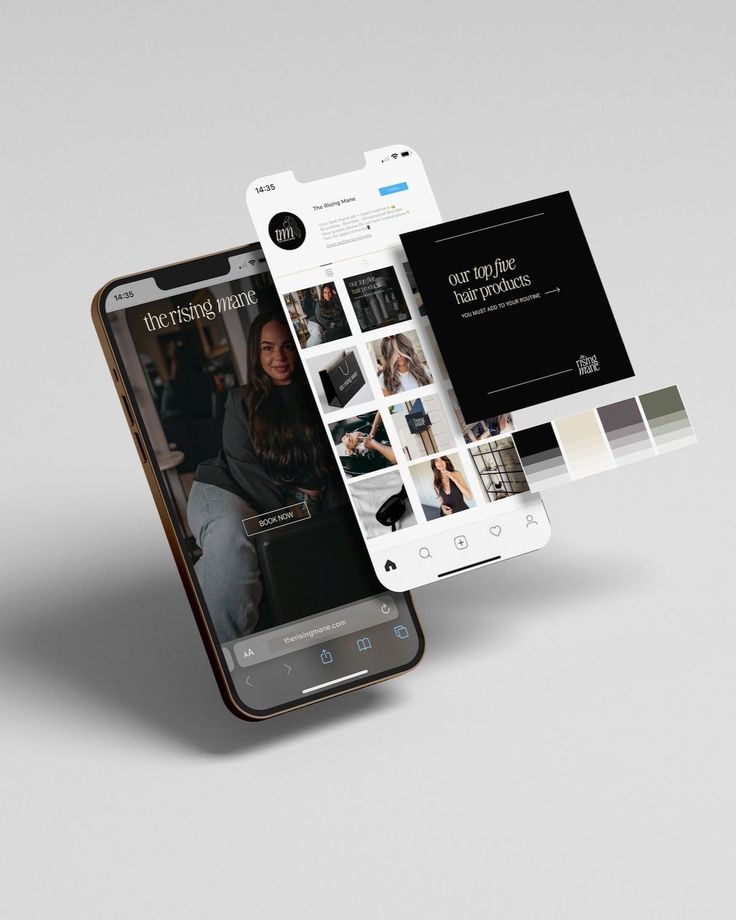 Aperçu d'un projet web Sky Social Agency