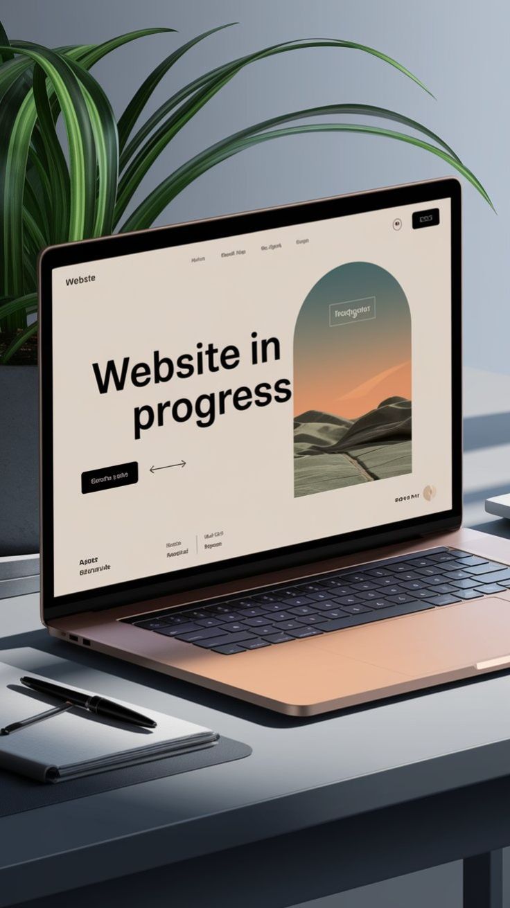 Création de site web sur ordinateur portable